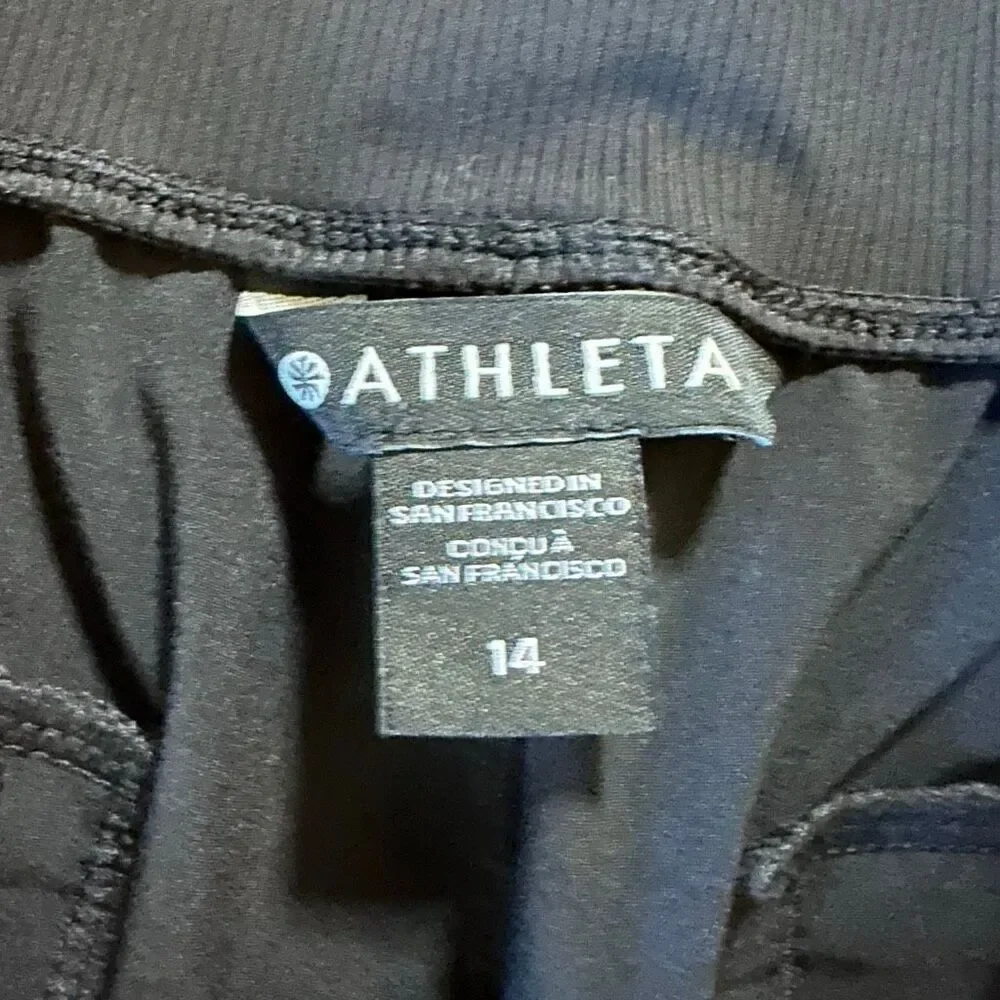 Athleta Nolita slim tapered crop pant black 14 - Picture 3 of 13